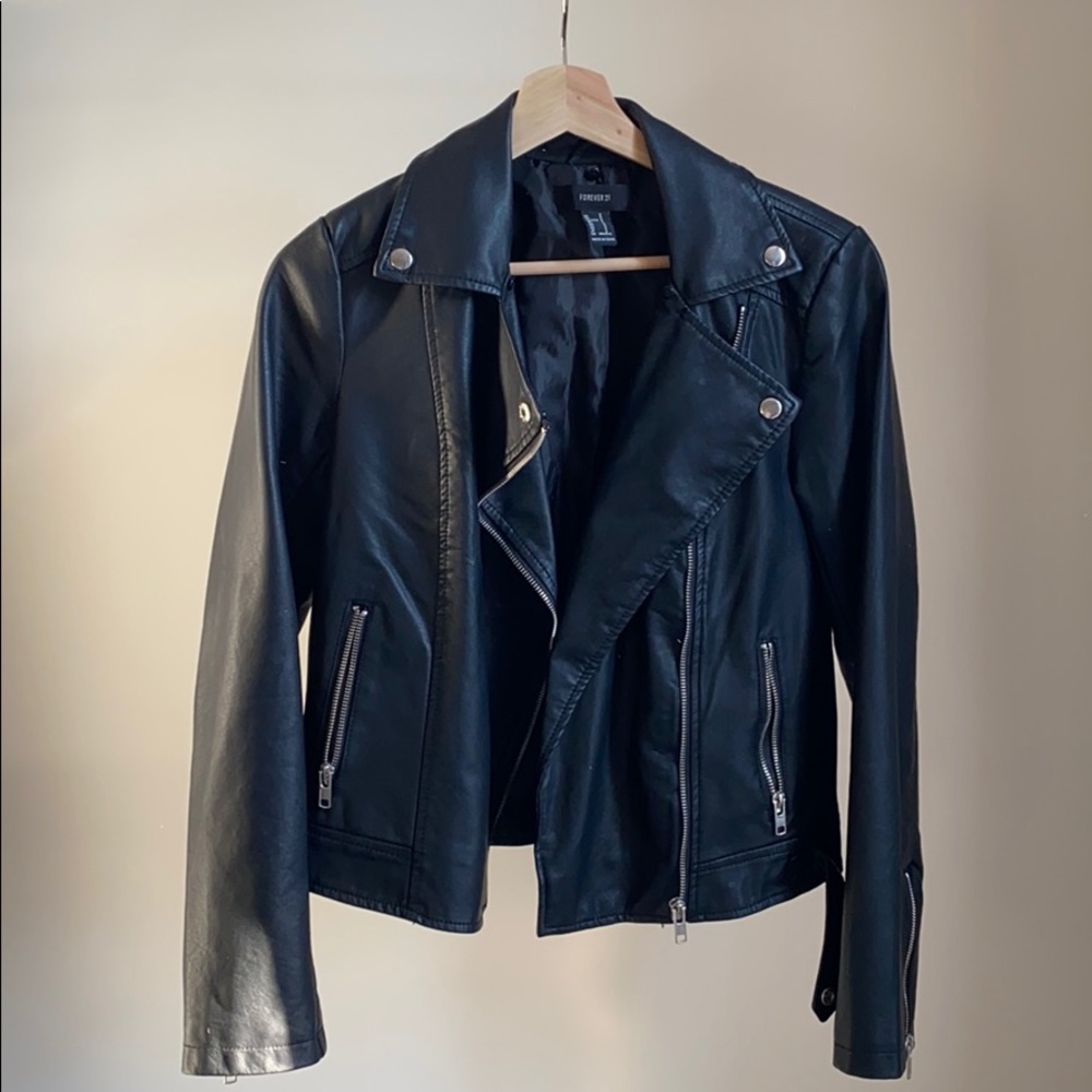 Faux Leather Jacket